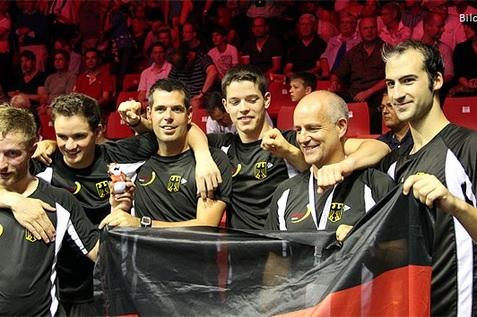 Die deutsche Squash Nationalmannschaft der Herren bei der Team WM 2011 - Bild (Archiv): PSC