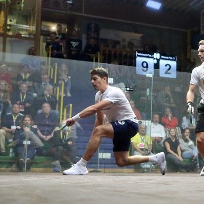 Raphael Kandra (li) gewinnt in drei Sätzen gegen Valentin Rapp - Bild: Christian Lortat