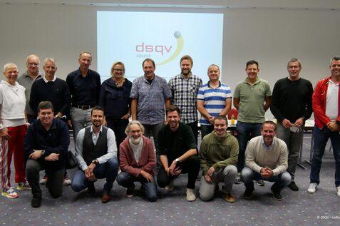 Viele regionale und nationale Verantwortliche der unter 3 G - Bedingungen stattgefundenen DSQV-Mitgliederversammlung 2021.