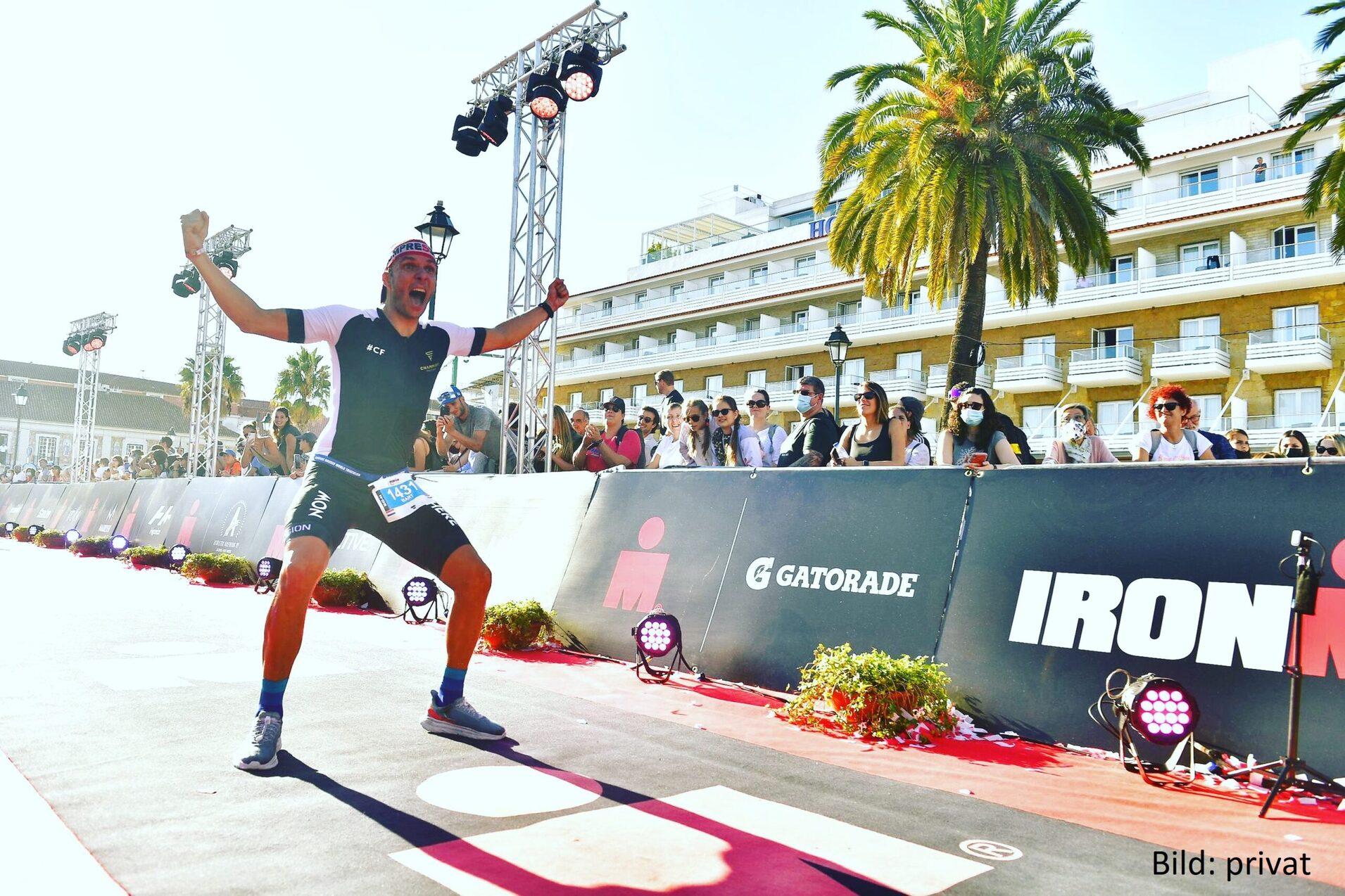 Bart Wijnhoven beim Triathlon - Bild: privat