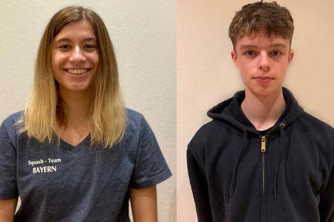 Julia Gillich (li) und Fabian Igelbrink (re) wurde als neue Jugendvertretung der DSQJ in Dresden gew&auml;hlt - Bilder: privat