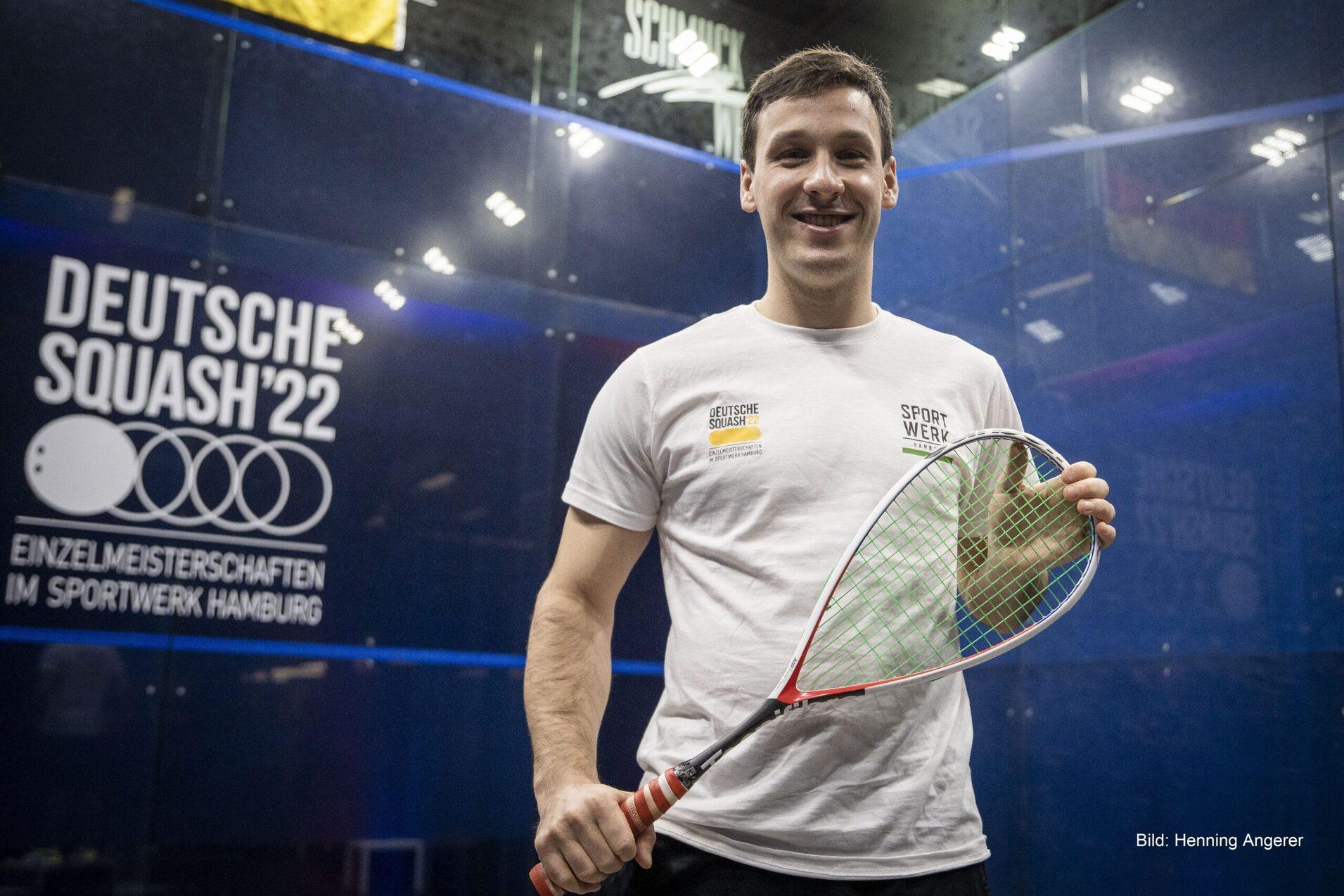 Max Plettenberg gewinnt das A-Feld der ESCHE Deutschen Amateurmeisterschaften 2022 - Bild: Henning Angerer
