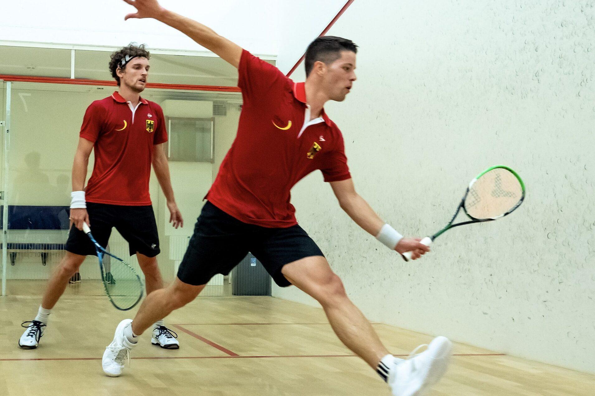 Der deutsche Teamkapit&auml;n Raphael Kandra (re) in einer Trainingseinheit mit Valentin Rapp - Bild: DSQV - Sascha Bach