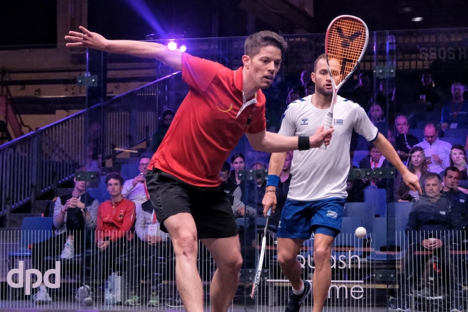 Raphael Kandra unterlag gegen Gregoire Marche in vier Sätzen - Bild: Steve Cubbins