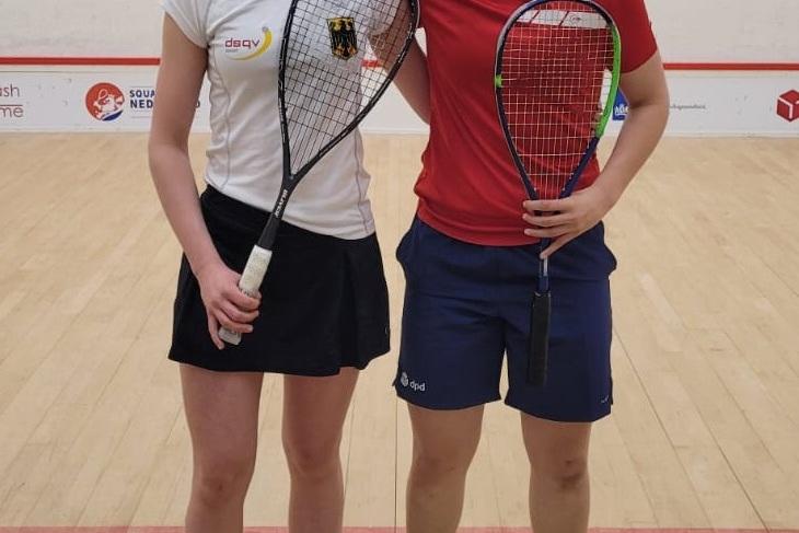 Maya Weishar (li) und ihre Gegnerin Naomi Nohar - Bild: DSQV