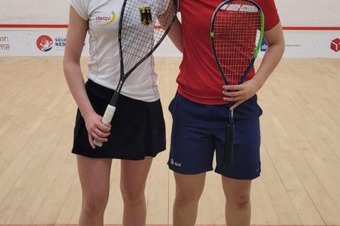 Maya Weishar (li) und ihre Gegnerin Naomi Nohar - Bild: DSQV