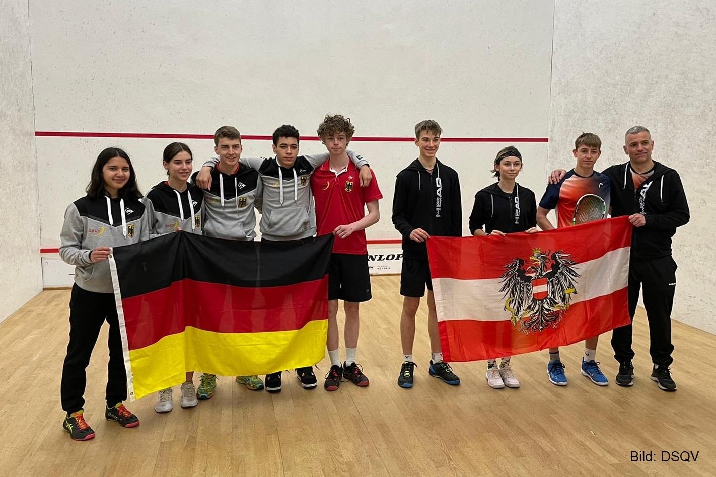 Deutschland's U17-Team besiegt Österreich mit 2:1 Spielen - Bild: DSQV