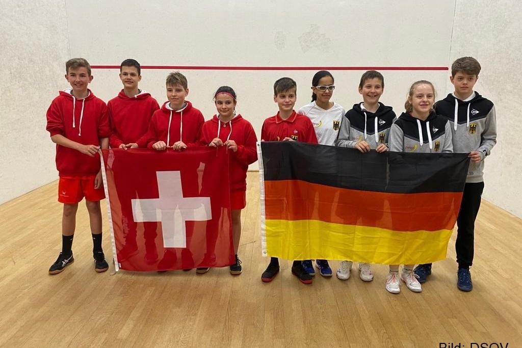 Deutschlands U15 verlor 1:2 gegen die Schweiz und spielt nun gegen Tschechien um Rang elf - Bild: DSQV