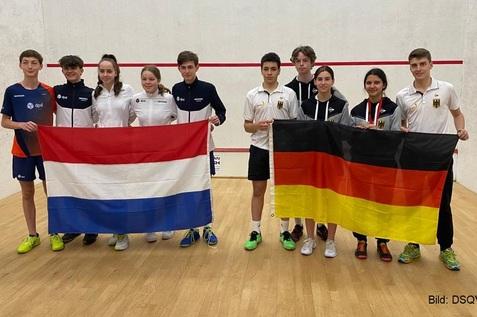 Deutschland's U17 besiegt die Niederlande mit 2:1 Spielen und steht damit im Viertelfinale gegen England - Bild: DSQV