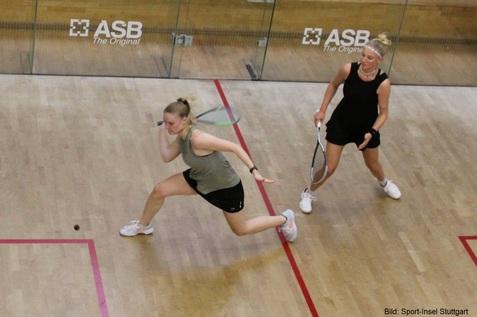 Saskia Beinhard (li) steht im Viertelfinale in B&ouml;blingen - Bild: Sport-Insel Stuttgart