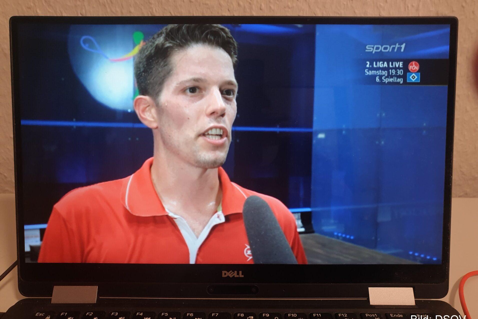 Raphael Kandra im Interview bei SPORT1 - Bild: DSQV