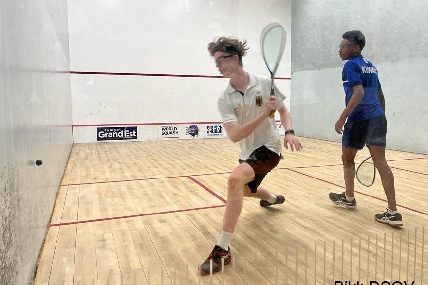 Fabian Igelbrink (li) im Spiel gegen Saad Mohamed Al Suwaid - Bild: DSQV