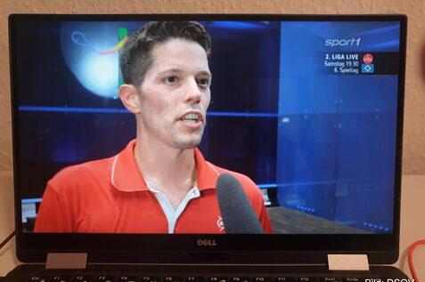 Raphael Kandra im Interview bei SPORT1 - Bild: DSQV