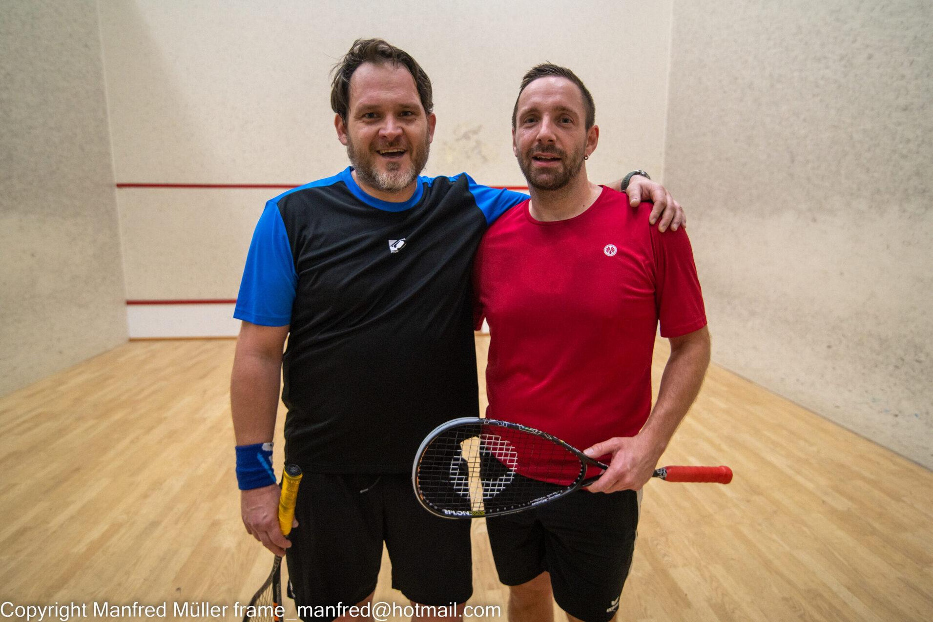 Michael Tkalec (li) und Thorsten Janz (re), die Finalisten des B-Feldes - Bild: Manfred M&uuml;ller