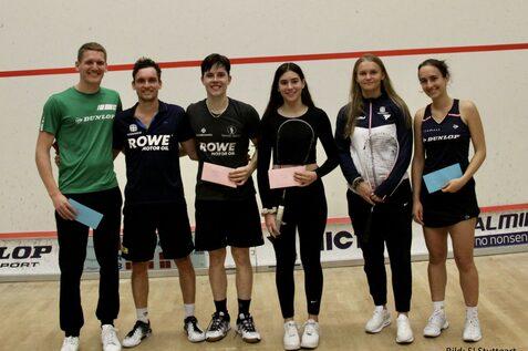 Die Podestplatzierten in B&ouml;blingen: Tobias Weggen, Valentin Rapp, Yannik Omlor, Maya Weishar, Katerina Tycova, Aylin G&uuml;nsav (v.l.n.r.) - Bild: SI Stuttgart