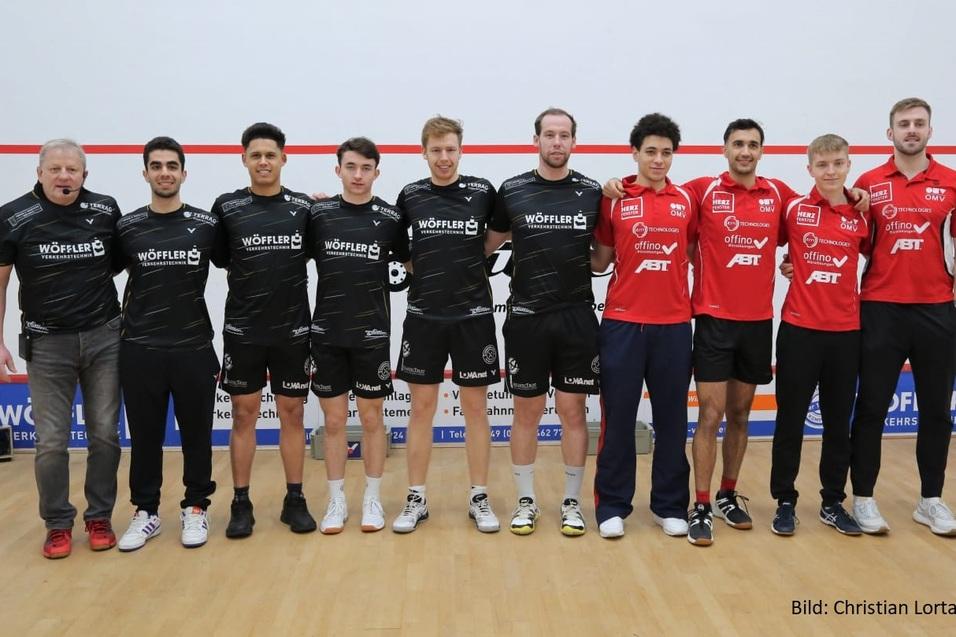 Squash Factory Saar Pfalz und der 1. SC Kempten trennten sich in der Bundesliga Süd ebenfalls Unentschieden - Bild: Christian Lortat