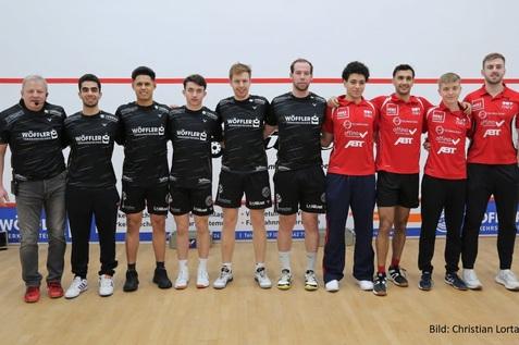 Squash Factory Saar Pfalz und der 1. SC Kempten trennten sich in der Bundesliga S&uuml;d ebenfalls Unentschieden - Bild: Christian Lortat