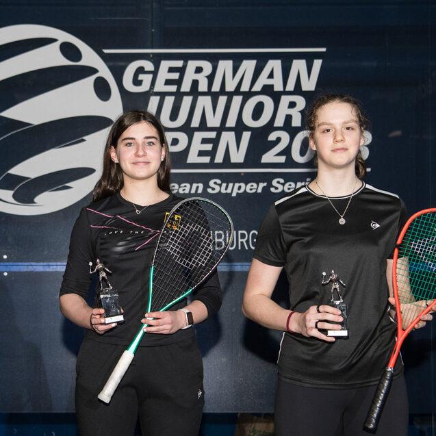 Maya Weishar (li) gewinnt in der U17 - Bild: Thomas Panzau