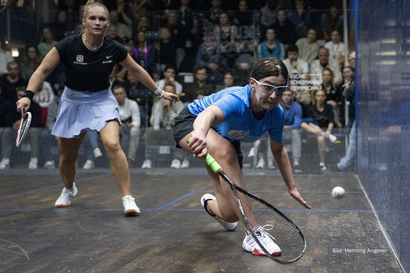 Maya Weishar (re) und Katerina Tycova (li) im DEM-Halbfinale 2023 - Bild: Henning Angerer