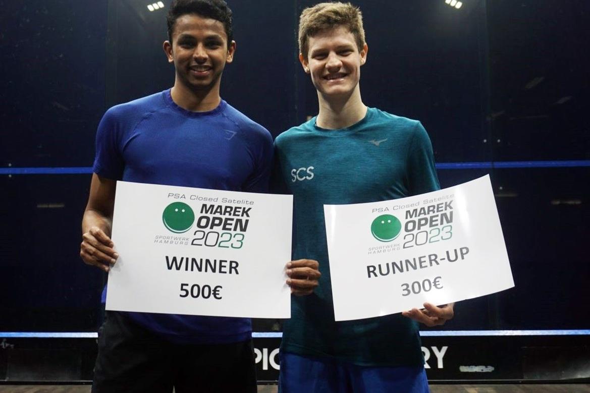 Sieger Velavan Senthilkumar (li) und Zweitplatzierter Marek Panacek (re) - Bild: Sportwerk / Fynn Schuck
