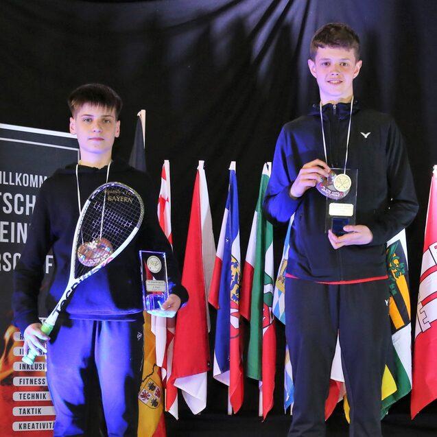 U15 Sieger Cedric Andersen (re) und Zweiter Marc Weishar (li) - Bild: Christian Lortat