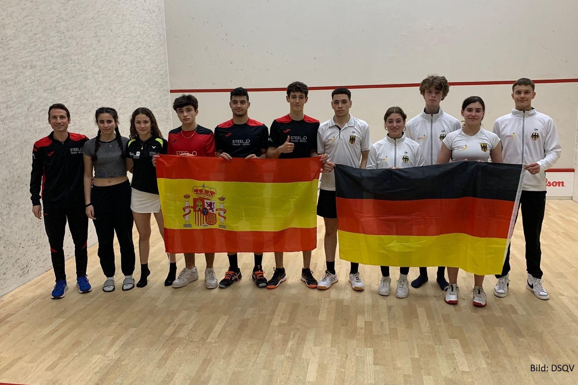 Deutschland gewinnt auch gegen Spanien - Bild: DSQV