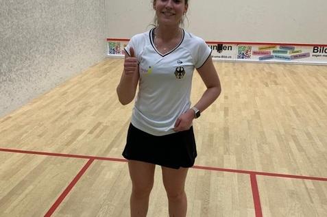 Maya Weishar wird F&uuml;nfte bei der U19 Einzel EM - Bild: DSQV