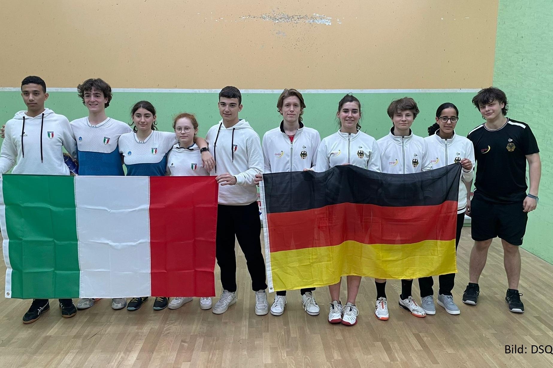 Deutschlands U17-Team landet durch 2:1 Sieg über Italien auf Rang sieben - Bild: DSQV