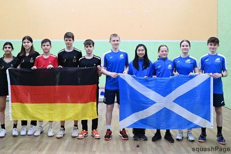 Deutschland besiegt Schottland im Spiel um Platz sieben - Bild: squashPage.net