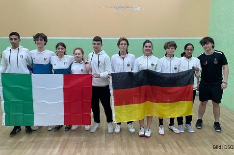 Deutschlands U17-Team landet durch 2:1 Sieg &uuml;ber Italien auf Rang sieben - Bild: DSQV