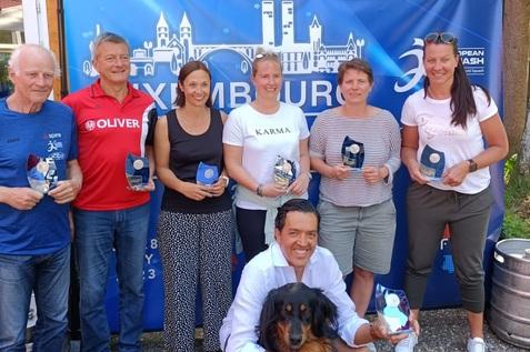 Viele deutsche Squashmasters waren in Luxemburg sehr erfolgreich