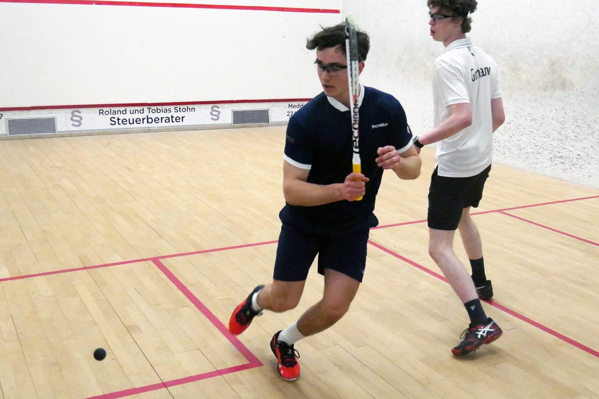 David Bernet (li) und Fabian Igelbrink (re) bei den German Junior Open 2023 - Bild: DSQV - Lennard Jessen
