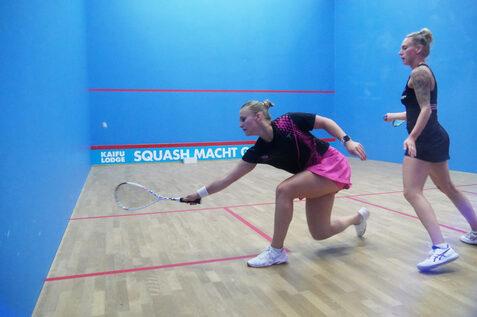 Katerina Tycova (li) und Sharon Sinclair (re) im Finale der Frauen - Bild: DSQV - Lennard Jessen