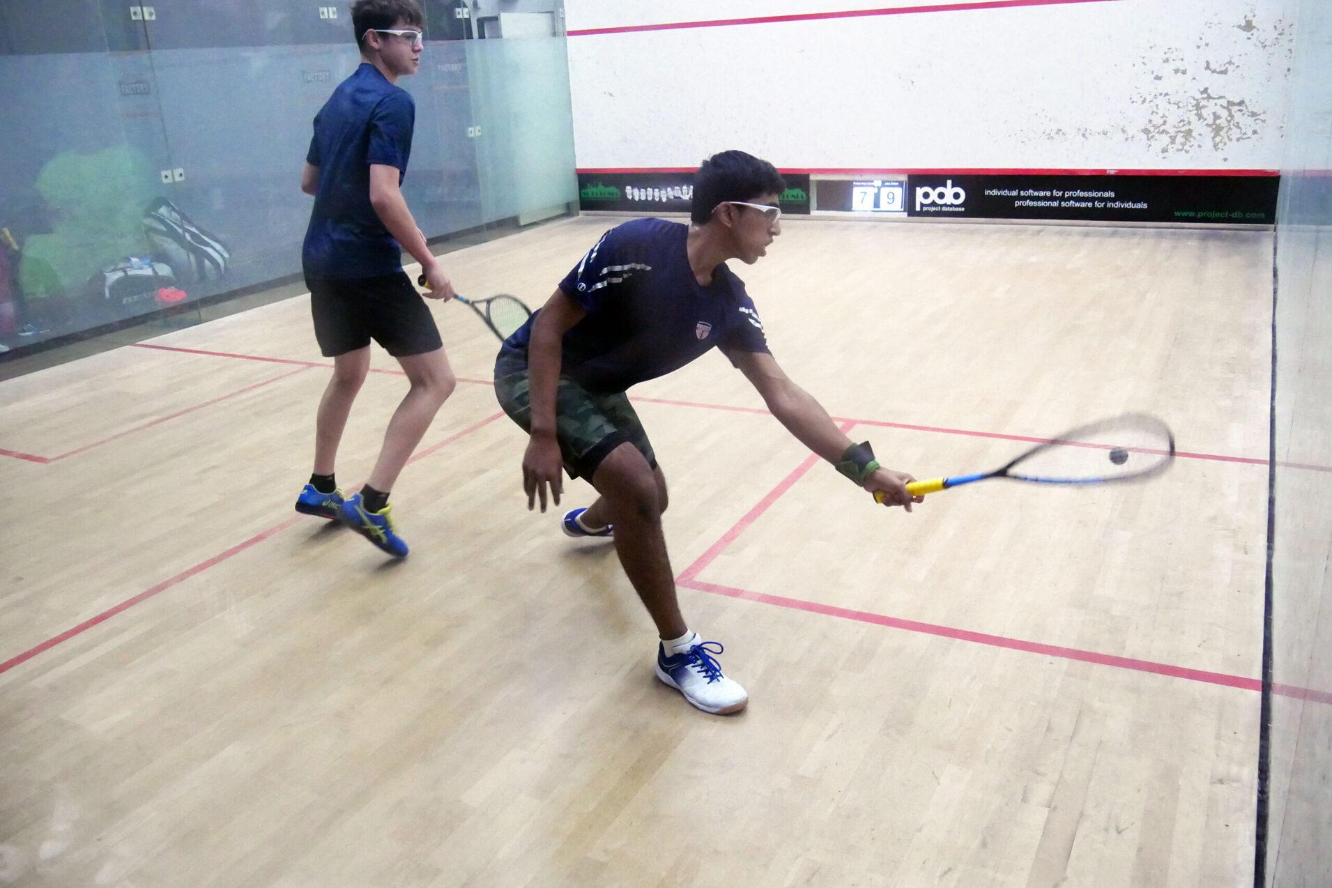 Die U17-Finalisten Rohan Arya Gondi (re) und Jack Elriani (li) - Bild: DSQV - Lennard Jessen