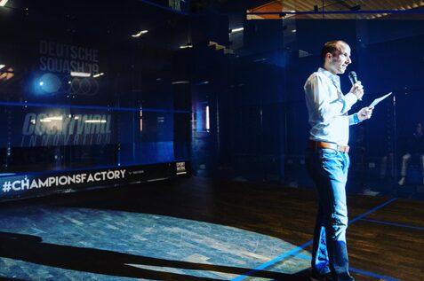 Bart Wijnhoven richtet in K&uuml;rze mit der Masters-EM das bisher gr&ouml;&szlig;te Squash-Turnier im Sportwerk Hamburg aus - Bild (Archiv): Henning Angerer