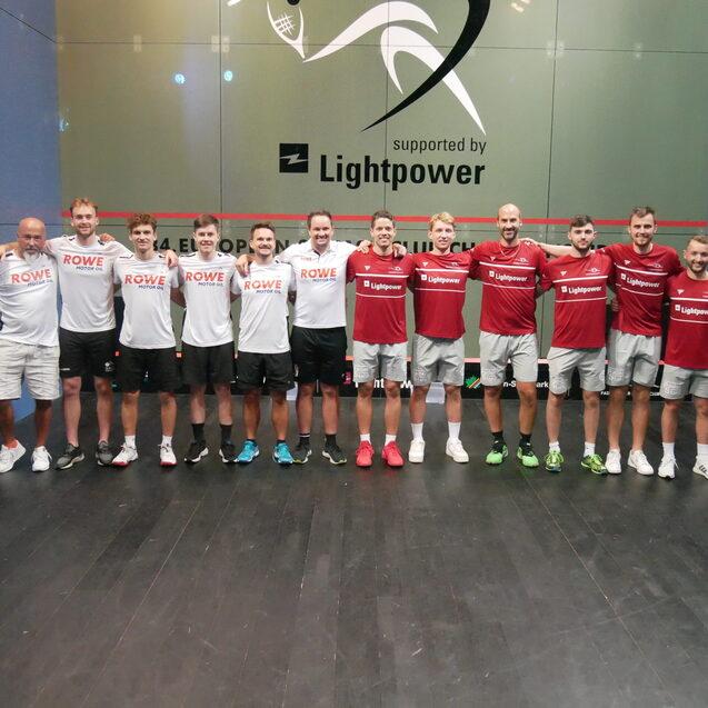 Worms (li) unterlag gegen Paderborn (re) im Männer-Halbfinale - Bild: DSQV - Lennard Jessen