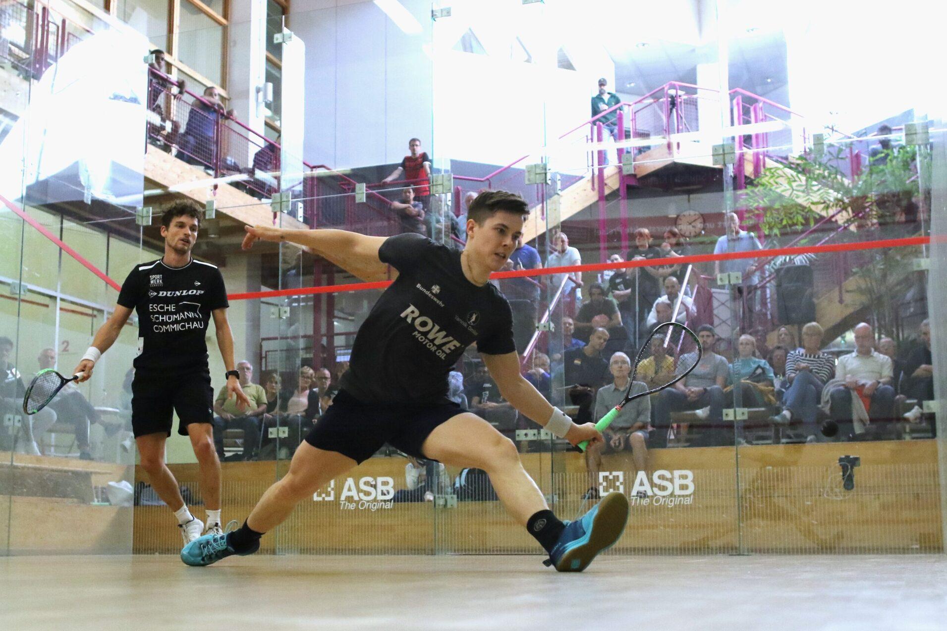 Finalaction von Yannik Omlor (re) und Valentin Rapp (li) - Bild: Christian Lortat