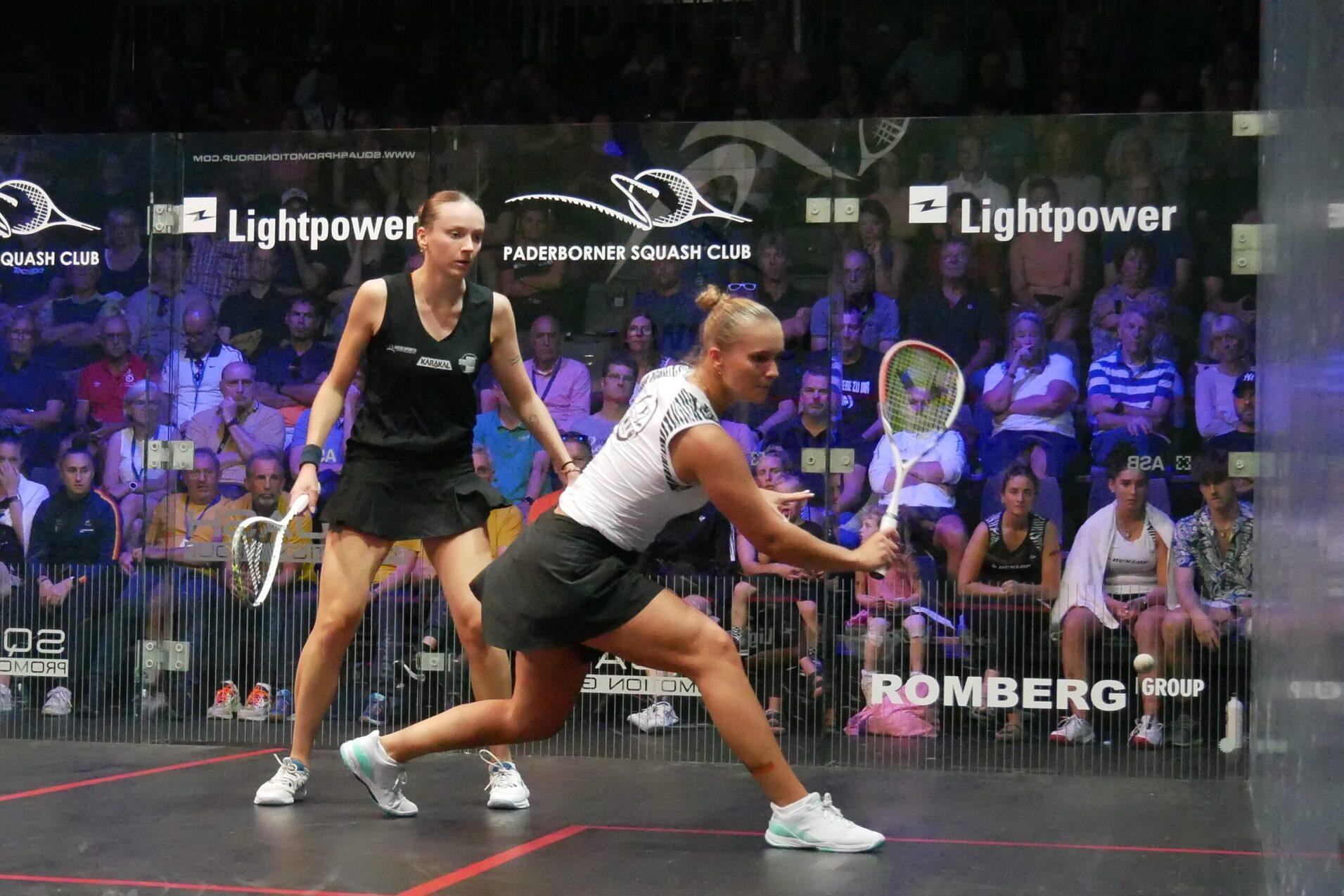 Katerina Tycova (re) machte den 2:1 Sieg gegen Mulhouse perfekt - Bild: DSQV - Lennard Jessen