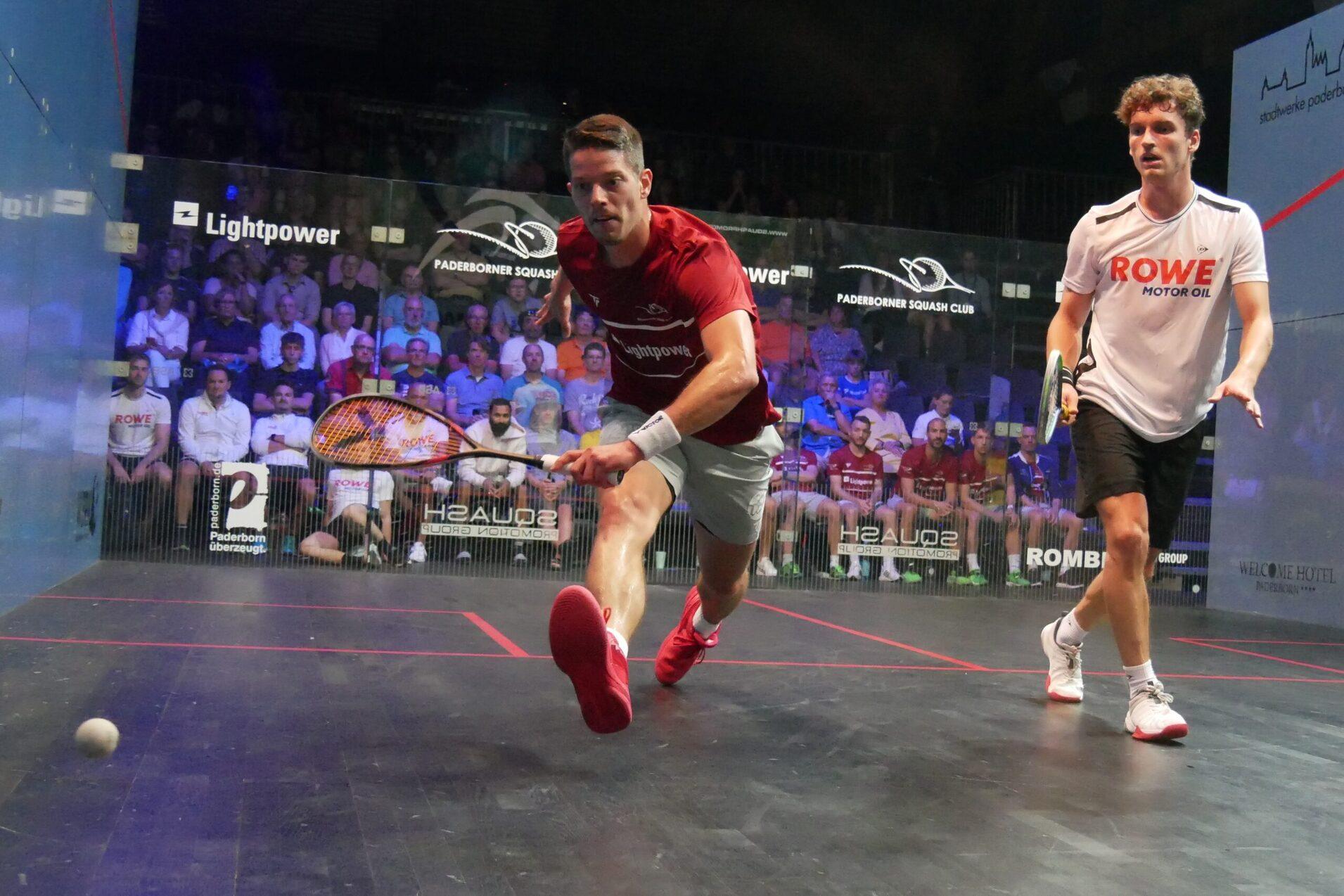 Raphael Kandra (li) legte den Grundstein zum Paderborn Sieg gegen Worms - Bild: DSQV - Lennard Jessen