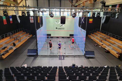 Der Glascourt steht in Paderborn f&uuml;r die Pader Open und den dann folgenden Europapokal - Bild: Paderborner SC
