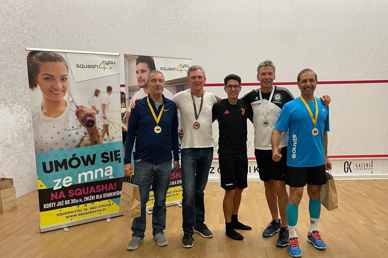 Die Deutschen in Krakau (v.l.n.r.): Alan Hathway, Sven Reiter, Carlos Robledo, Jörg Westphal und Farman Khan - es fehlt: Guido Reichardt
