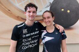Valentin Rapp und Aylin G&uuml;nsav (re).