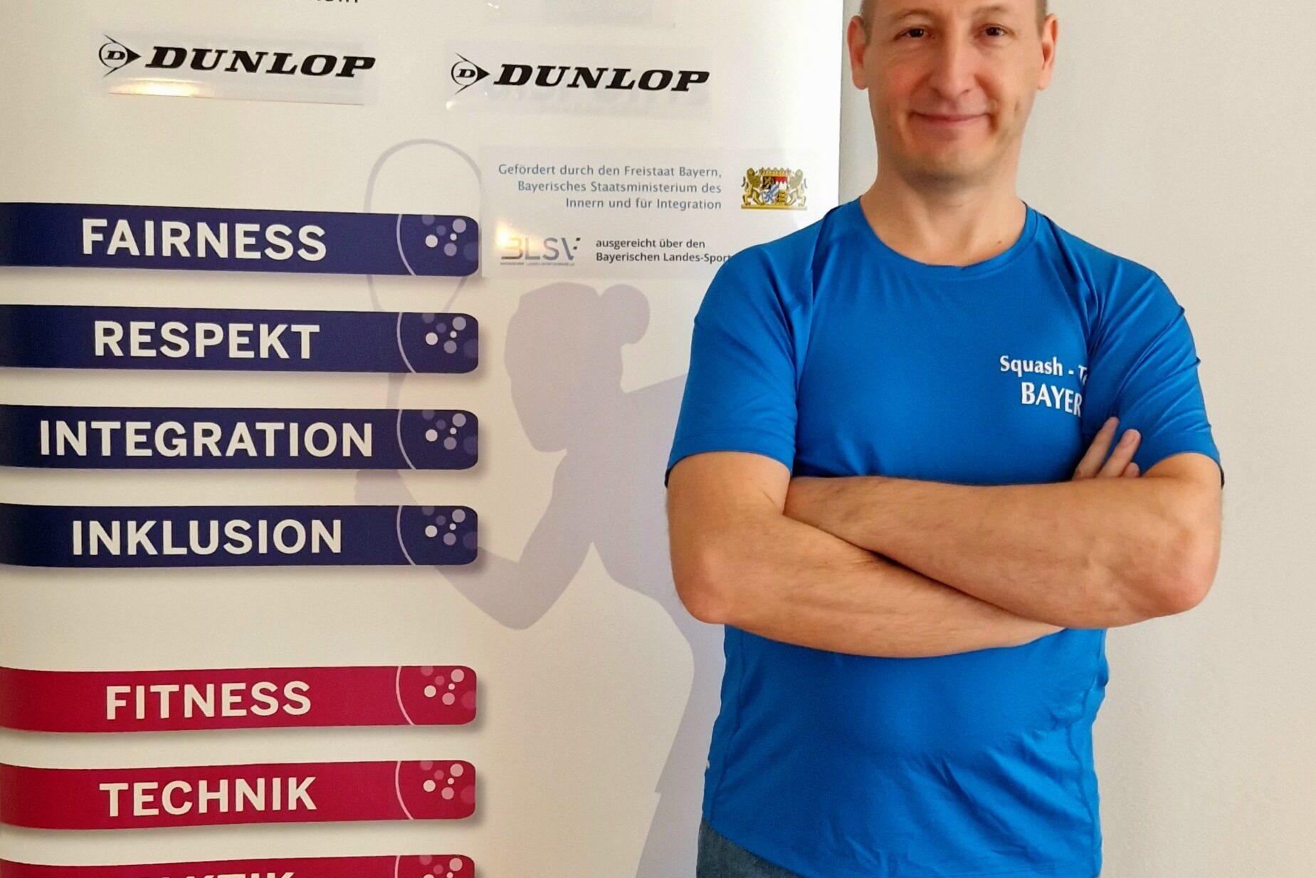 Jörg Sieber ist neuer Präsident von Squash in Bayern e.V. - Bild: Squash in Bayern e.V.