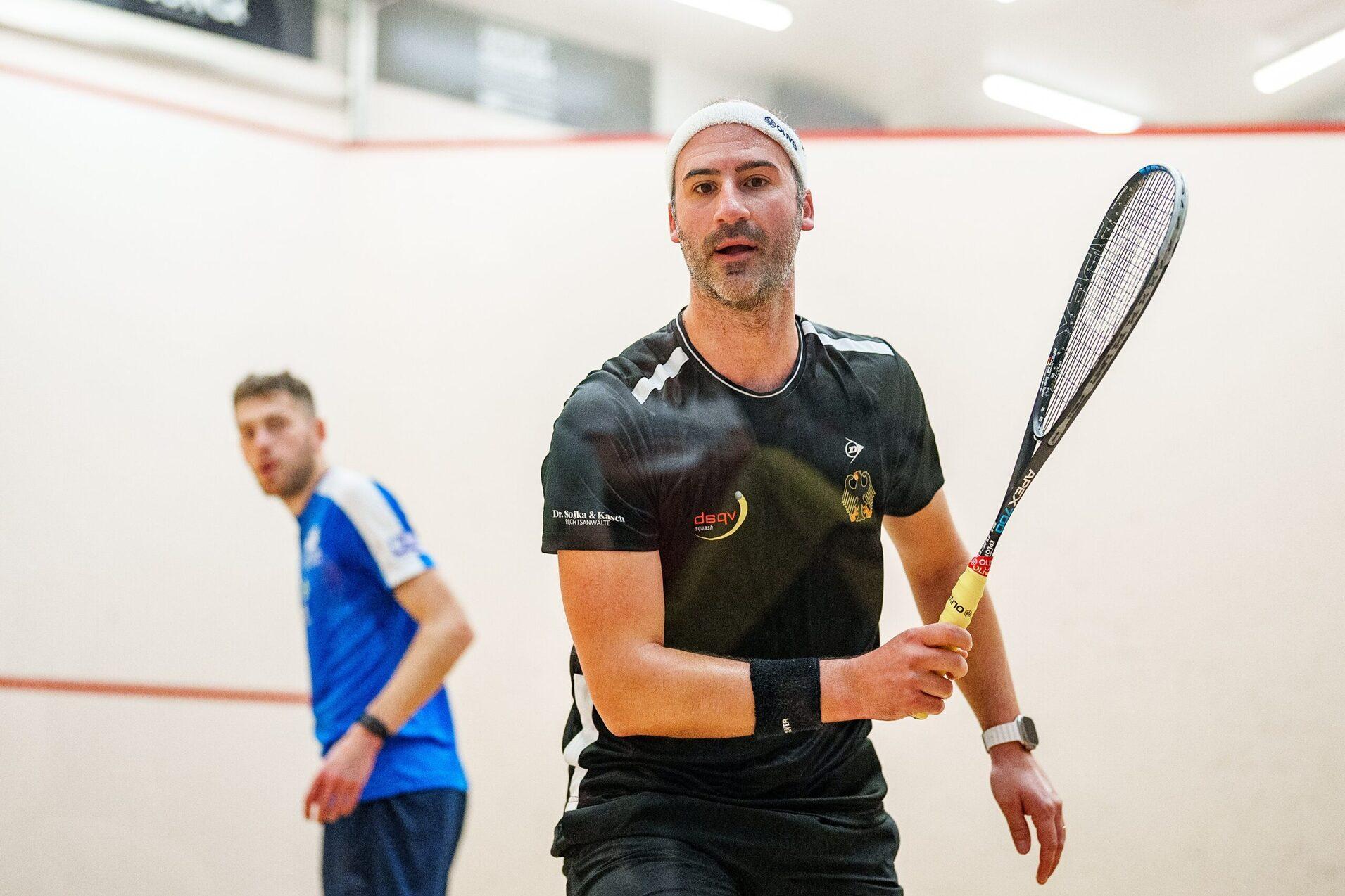 Simon R&ouml;sner (re) gewann alle seine ausgetragenen Einzelspiele bei der Team WM in Tauranga - Bild: WSF Men's World Teams 2023