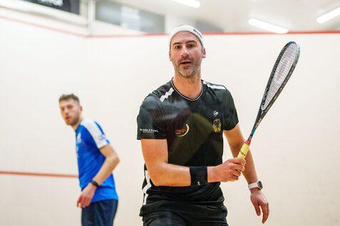 Simon R&ouml;sner (re) gewann alle seine ausgetragenen Einzelspiele bei der Team WM in Tauranga - Bild: WSF Men's World Teams 2023