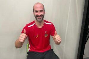 Simon R&ouml;sner machte durch seinen 3:0 Erfolg den deutschen 2:1 Sieg gegen Hongkong perfekt - Bild: DSQV