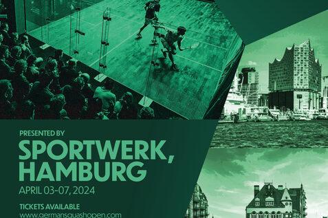 Turnierposter der German Open presented by Sportwerk - Bild: Sportwerk