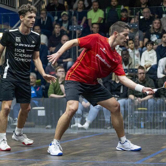 Raphael Kandra (re) im DEM-Finale gegen Valentin Rapp (li) - Bild: Henning Angerer