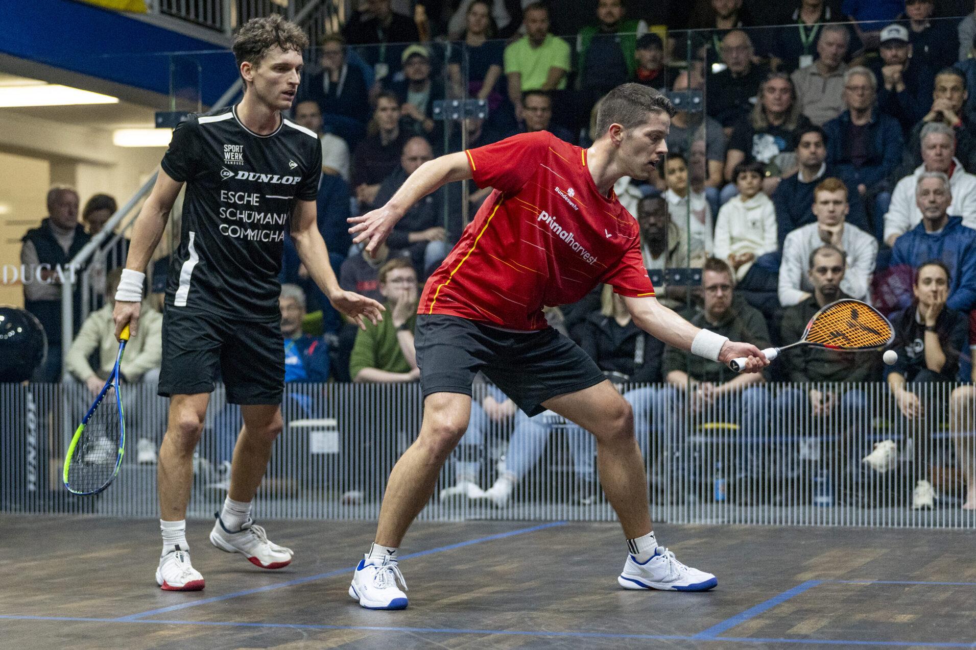 Raphael Kandra (re) im DEM-Finale gegen Valentin Rapp (li) - Bild: Henning Angerer