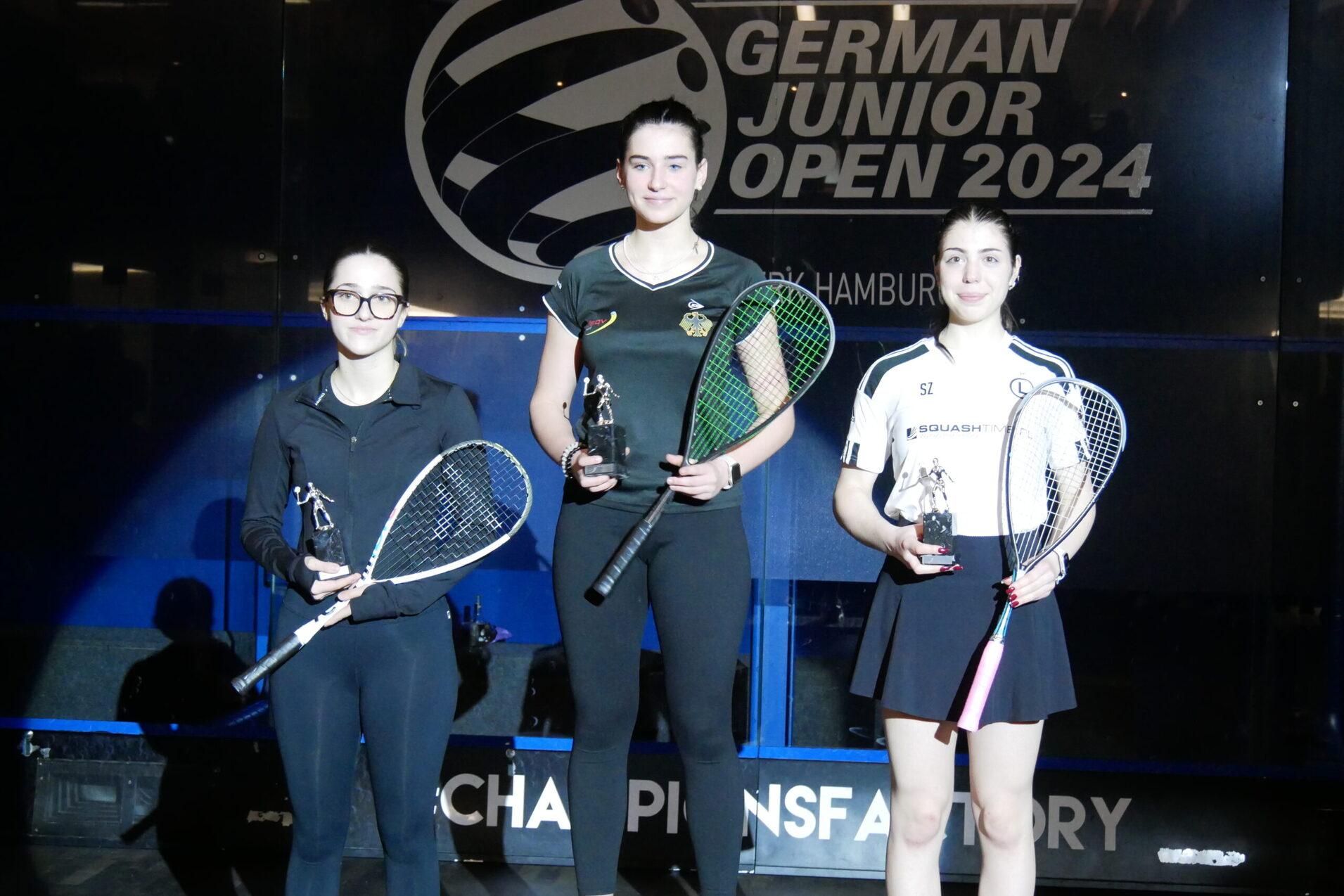 Das U19-Podest der Mädchen - Bild: DSQV - Lennard Jessen